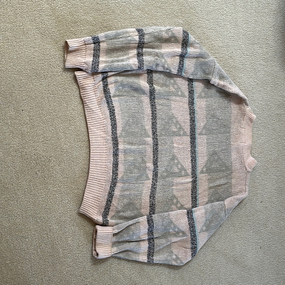 Vintage peninsula collection cotton and silk sweater